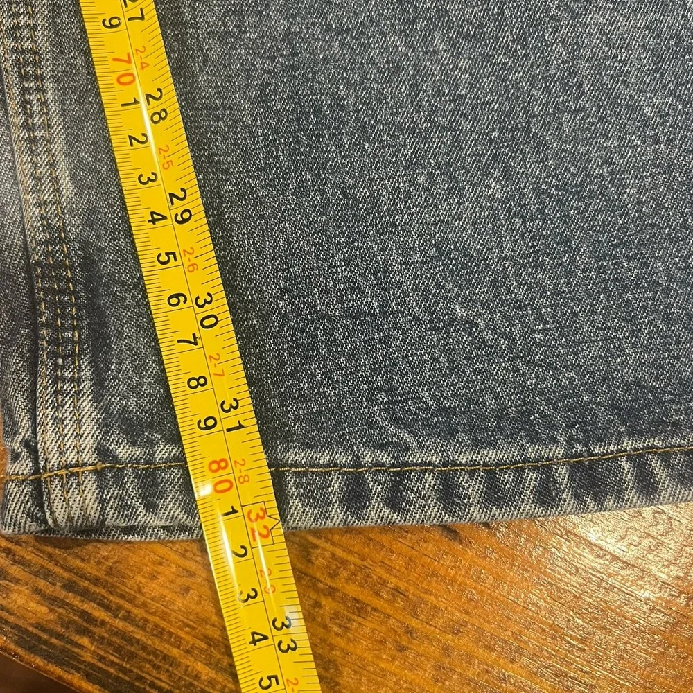 Carhartt Jeans Mens 44x32 Original Fit Carpenter‎ Baggy Medium Wash Denim Blue